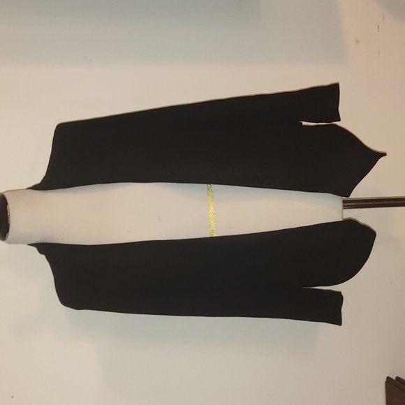 Anthropologie Cartonnier Open Front Drapey Blazer  Chic Career Jacket Sz xsmall - Picture 1 of 6